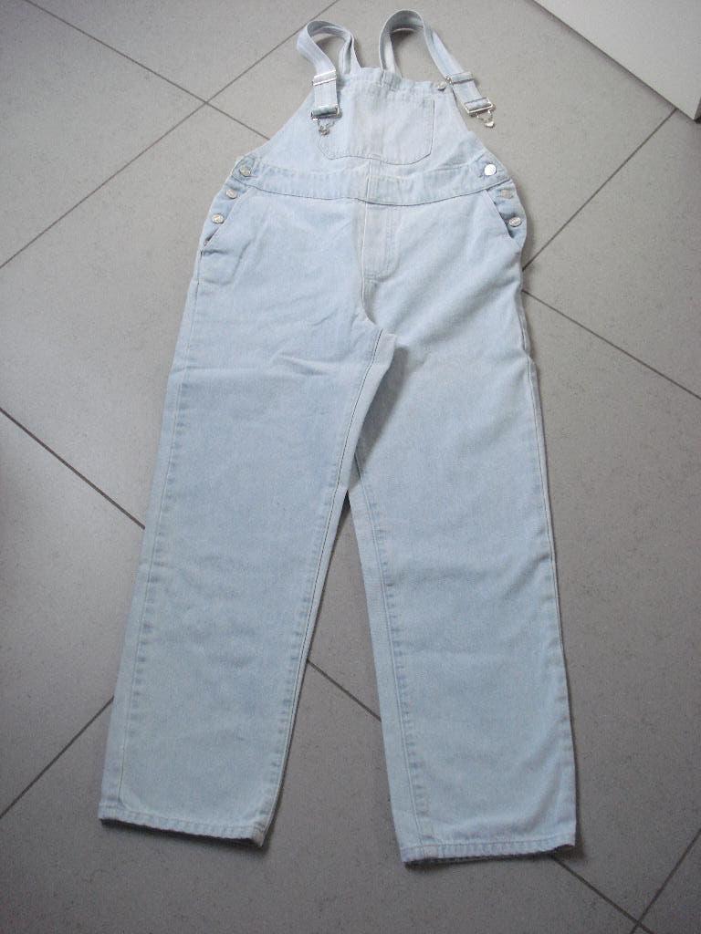 Daphea jeans salopette, dames/meisjes. mt M, Kleding | Dames, Spijkerbroeken en Jeans, Ophalen of Verzenden, Gedragen, Blauw