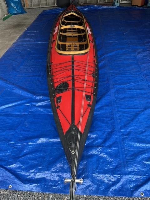 kayak de randonnée tandem Nautiraid 520, Kayak, Comme neuf, Enlèvement, Deux personnes