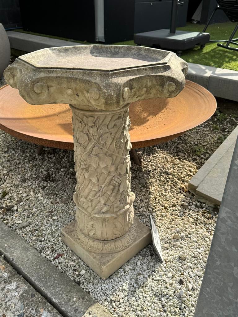 Abreuvoir décoratif en béton pour oiseaux, Enlèvement ou Envoi, Comme neuf