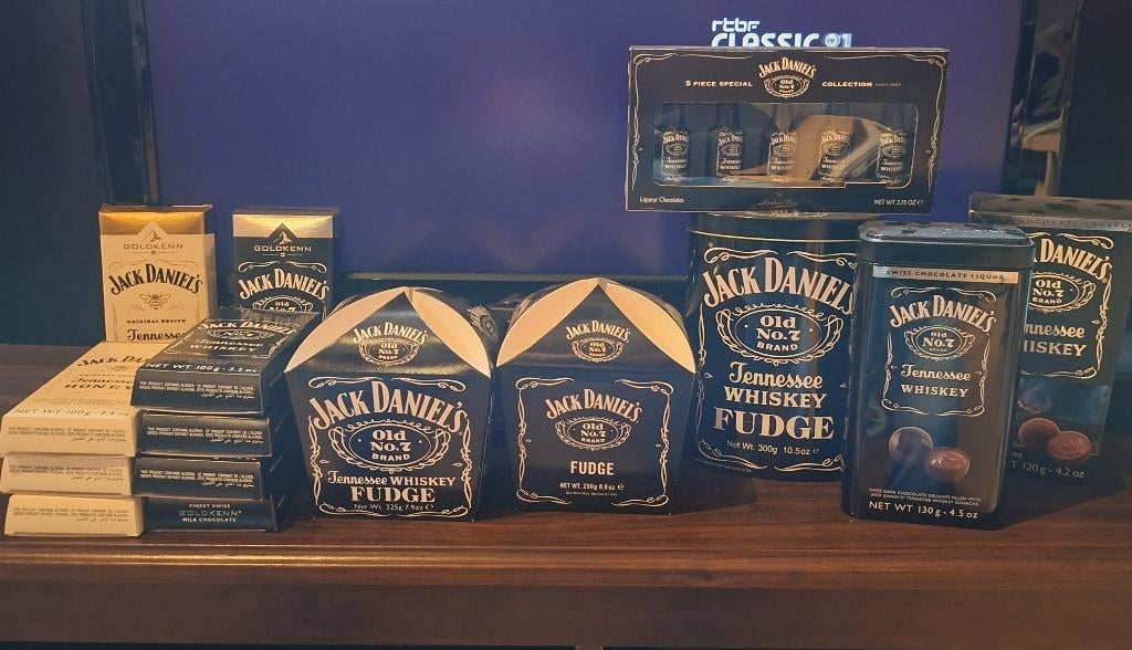 Jack Daniel's Boîte chocolat et Fudge Vide ou périmé, Collections, Enlèvement, Comme neuf