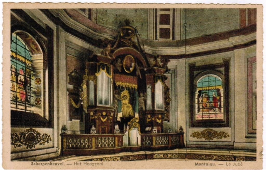 Oude postkaart Scherpenheuvel - Het Hoogzaal, Envoi, 1920 à 1940, Affranchie, Limbourg