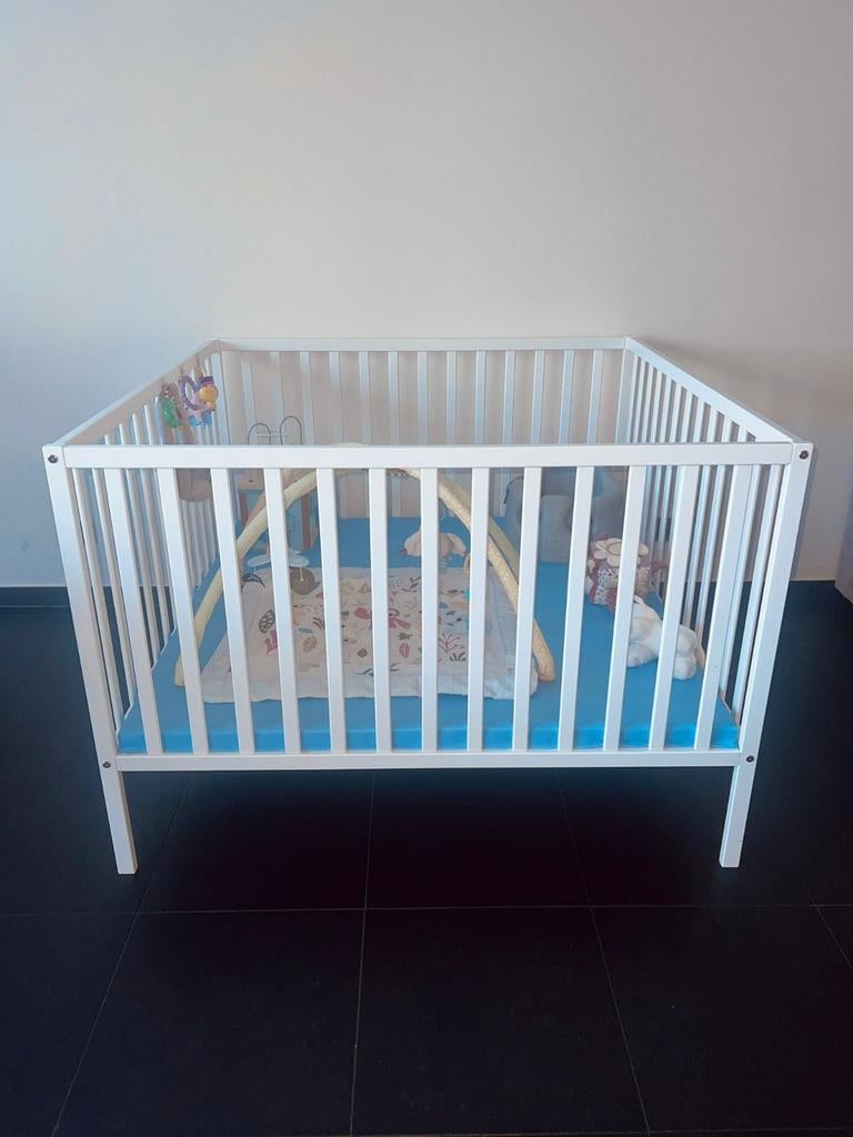 WESCO groot park (verhoogd) met mat, Ophalen