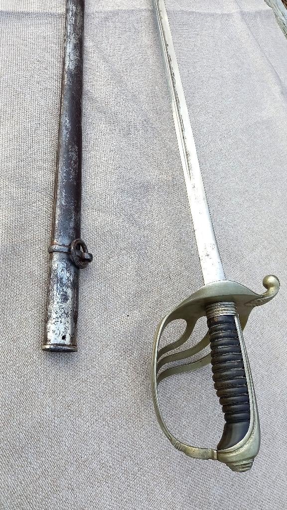 Franse sabel officier infanterie model 1882, Verzamelen, Militaria | Algemeen, Ophalen of Verzenden, Landmacht, Zwaard of Sabel