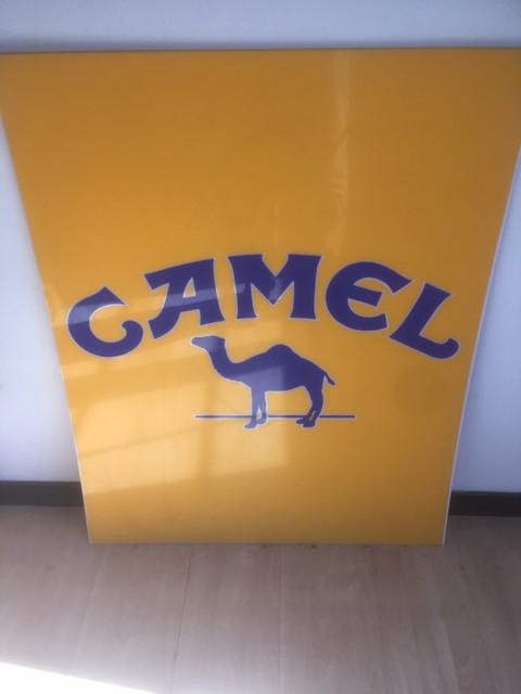 Camel reklaambord jaren 80 Plexi, Ophalen, Gebruikt, Reclamebord