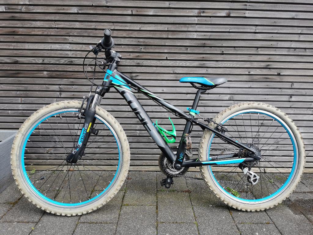 Cube kinder mtb 24 inch, Fietsen en Brommers, Ophalen, Versnellingen, Cube, Gebruikt