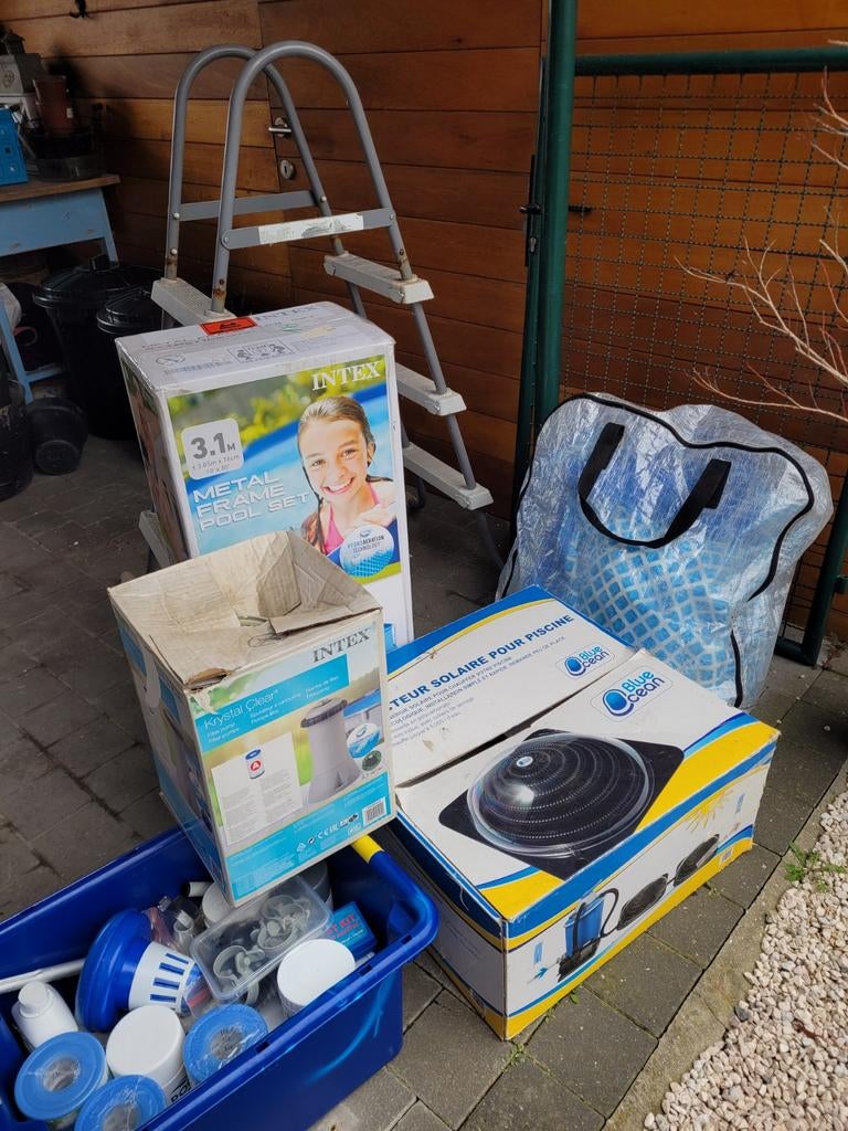 Intex zwembad 3m met toebehoren, Ophalen