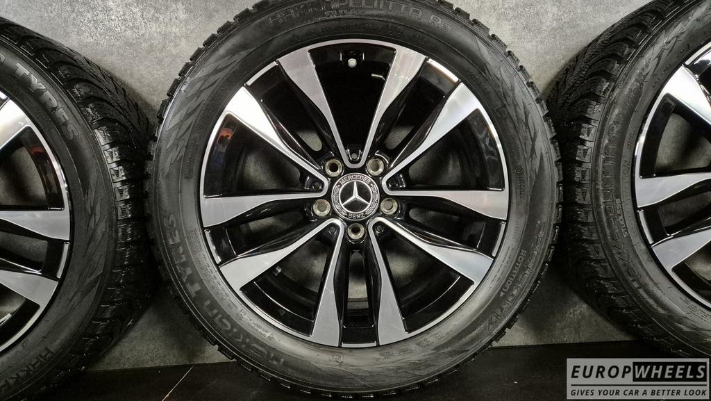 17 inch Mercedes C klasse W206 S206 Bicolor Zwart Winter, Auto-onderdelen, Banden en Velgen, Gebruikt, -, -, Banden en Velgen