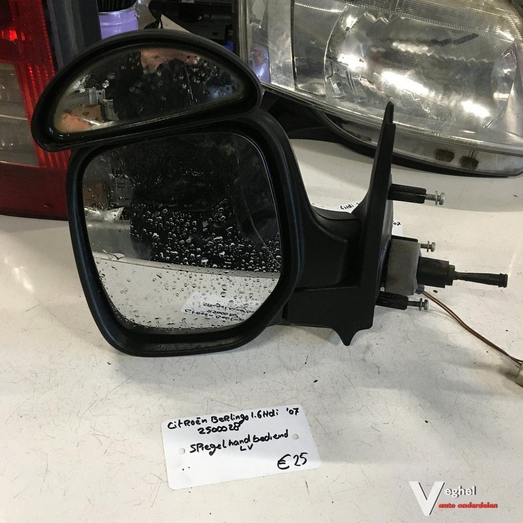Citroen Berlingo 1.6 HDI 2007 Wagennr 2500028 Buitenspiegel, Auto-onderdelen, Gebruikt, -, -, Ophalen of Verzenden