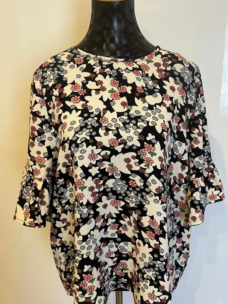 Essentiel Antwerp bloemenprintbloes maat 40, Ophalen of Verzenden, Zo goed als nieuw, Maat 42/44 (L)