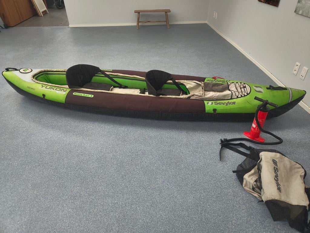 Zeer stevige opblaaskayak Sevylor yukon, Watersport en Boten, Ophalen