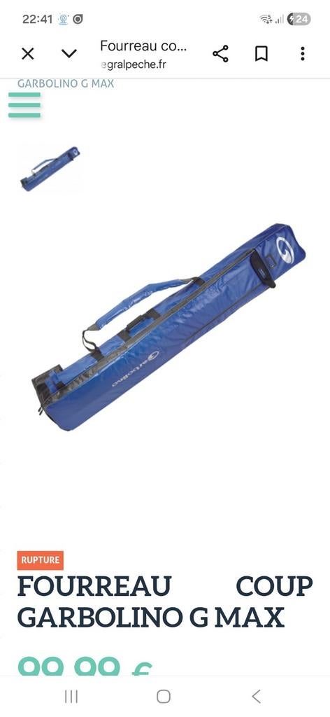 Fourreau garbolino, Ophalen