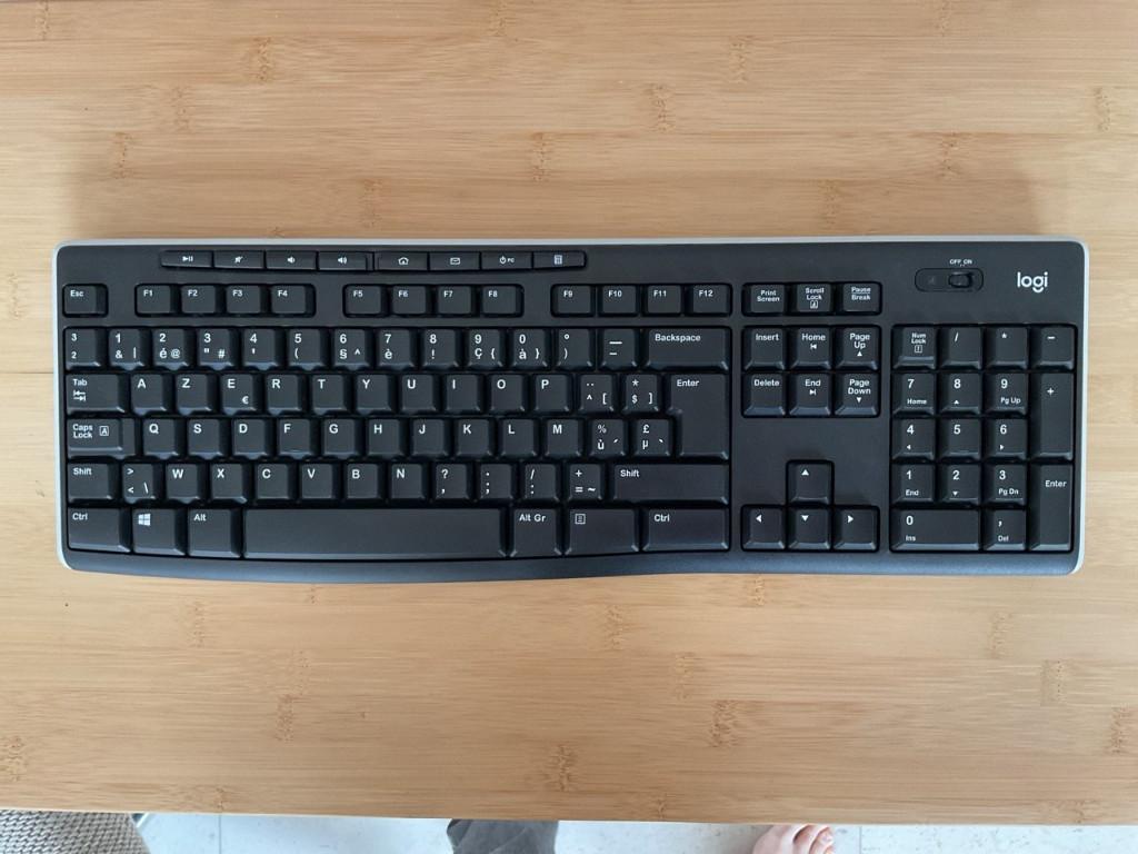 Logitech K270 toetsenbord – als nieuw – wireless/Unifying, Computers en Software, Toetsenborden, Logitech G, Azerty, Ophalen of Verzenden