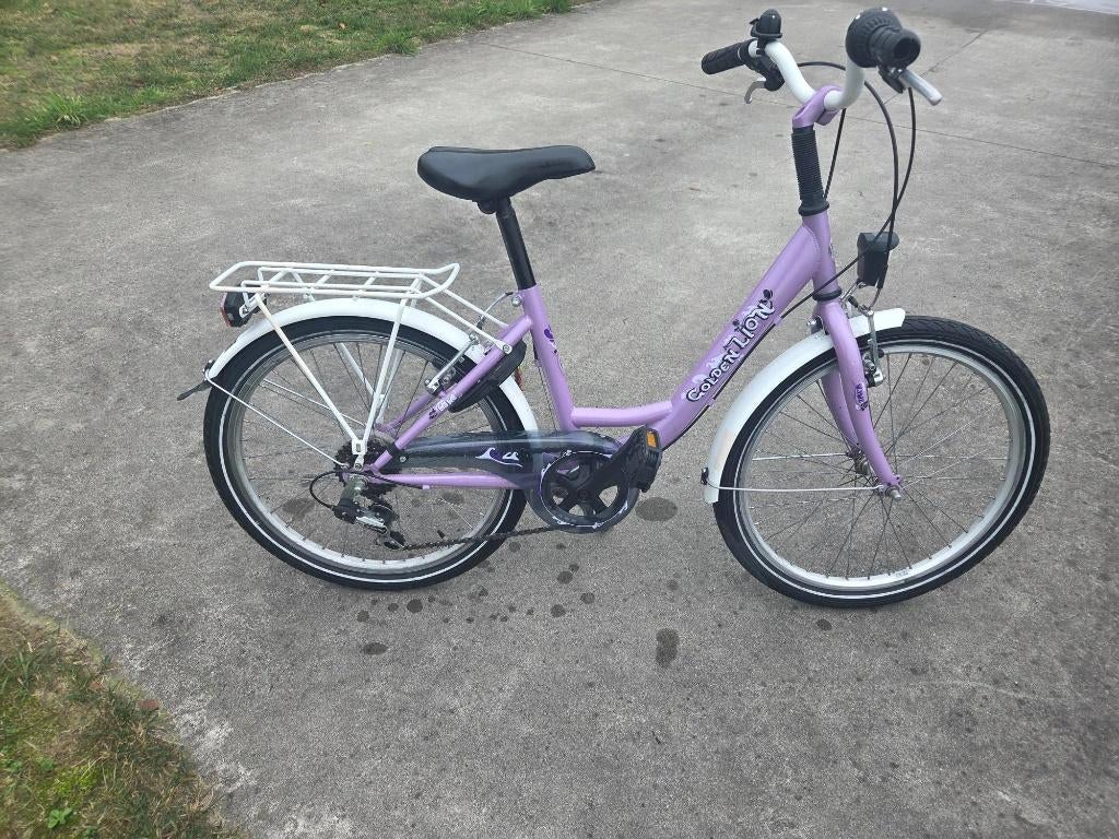 Mooie meisjesfiets 22inch, Fietsen en Brommers, Ophalen, 22 inch, Versnellingen, Zo goed als nieuw