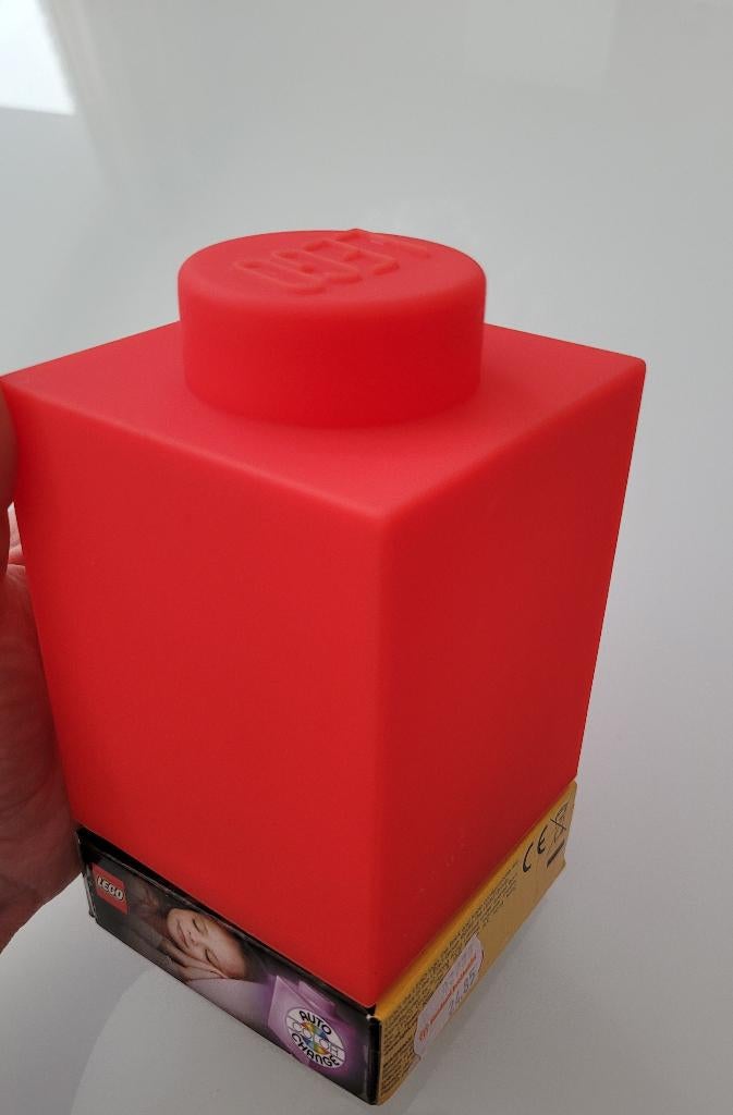Lego Silicone Brick Nachtlamp Rood, nieuw, Ophalen, Nieuw, Lamp
