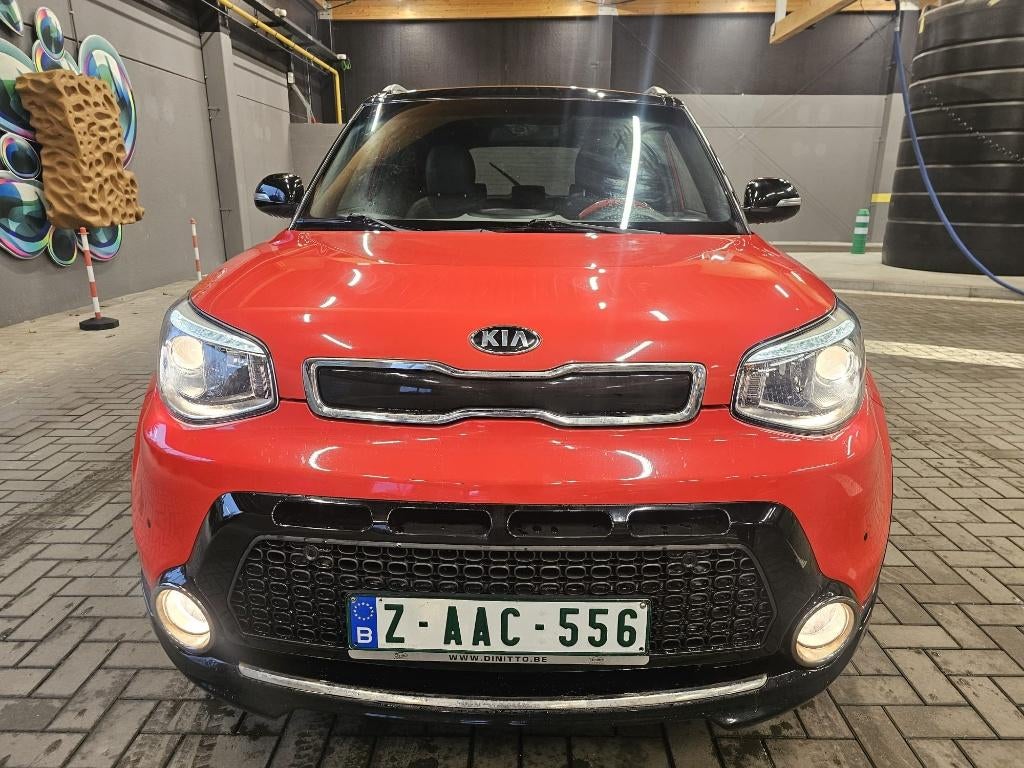 KIA SOUL 1.6BENZINE 132pk/AUTOMAAT(Bouw2016/163.Tkm)1J.GAR, Auto's, 4 cilinders, Leder, Bedrijf, 97 kW