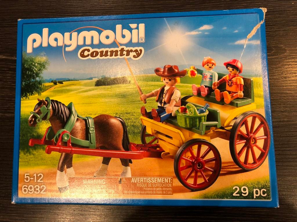 Playmobil Country paard en kar 6932, Kinderen en Baby's, Speelgoed | Playmobil, Ophalen of Verzenden, Complete set