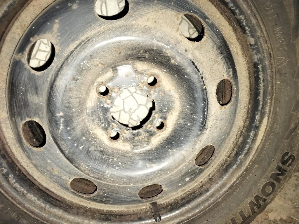 Winterbanden met velg 195/65 R 15 91 T, Auto-onderdelen, Banden en Velgen, Ophalen, Gebruikt, Banden en Velgen, Winterbanden