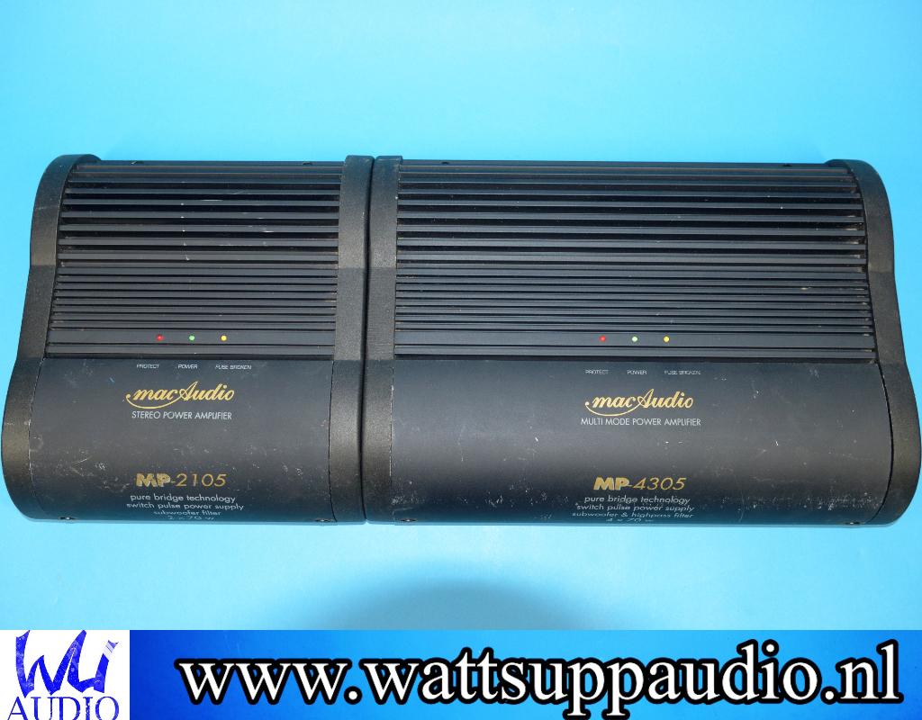 MAC Audio MP-2105 +MP-4305 Ensemble/package d'amplificateurs, Autos : Divers, Haut-parleurs voiture, Utilisé, Enlèvement ou Envoi