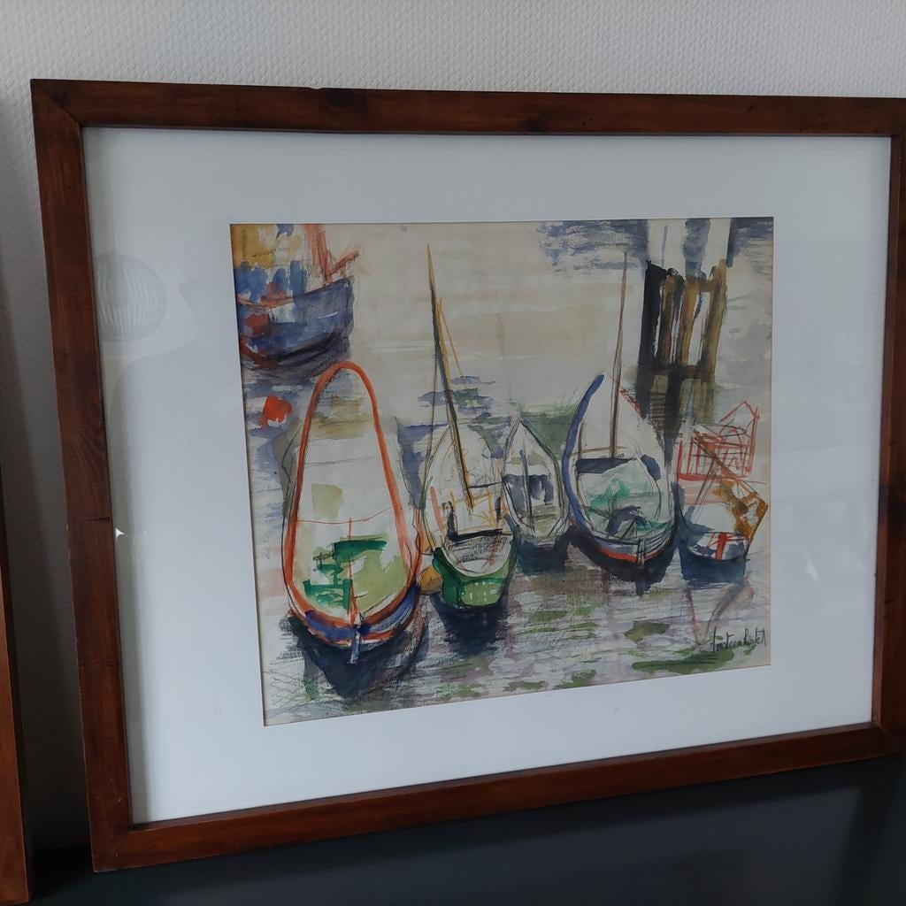 Waterverf schilderijen van vansteenkiste, Ophalen