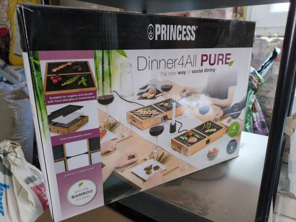 Planchetta Princess dinner4all pure 4 à 8 pers. Neuf!, Enlèvement ou Envoi, Comme neuf