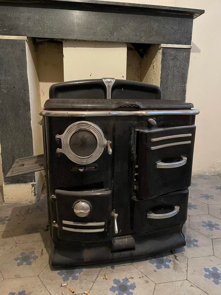 Poele vintage en bon état, Maison & Meubles, Poêles, Enlèvement, Comme neuf