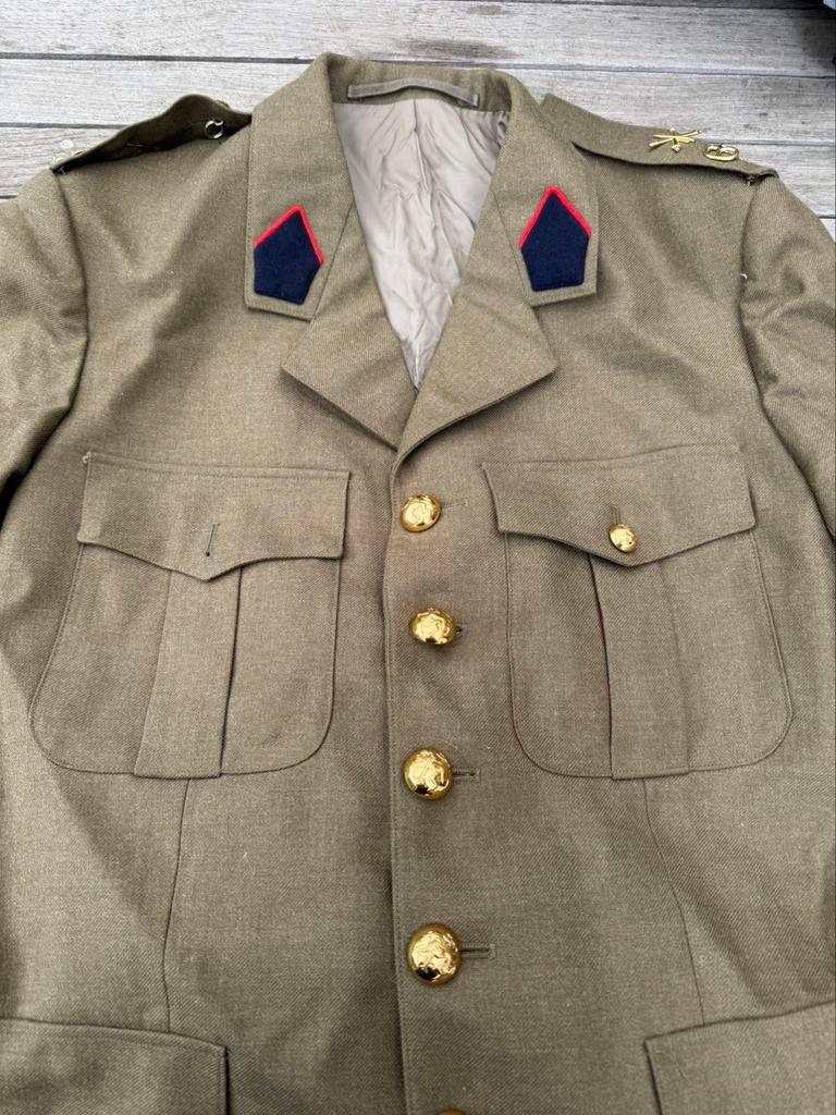 ABL luchtdoel artillerie vest en broek jaren 70, Verzamelen, Ophalen of Verzenden, Landmacht, Kleding of Schoenen