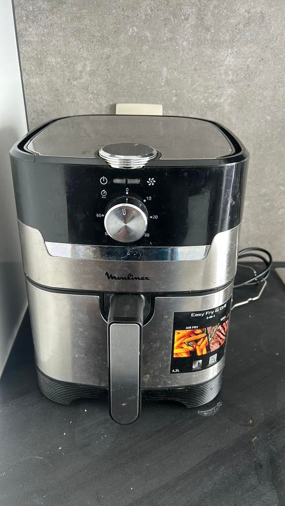 Moulinex airfryer te koop, Electroménager, Friteuses à air, Enlèvement, Utilisé, Friteuse à air XL