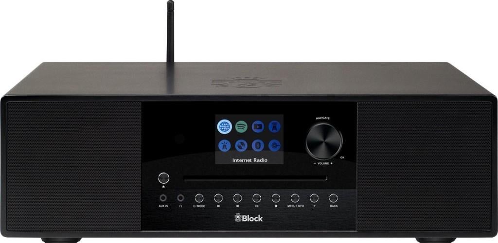 Audioblock SR-100 Internet Numérique Noir, Overige merken, MP3-aansluiting, Ophalen of Verzenden, Zo goed als nieuw