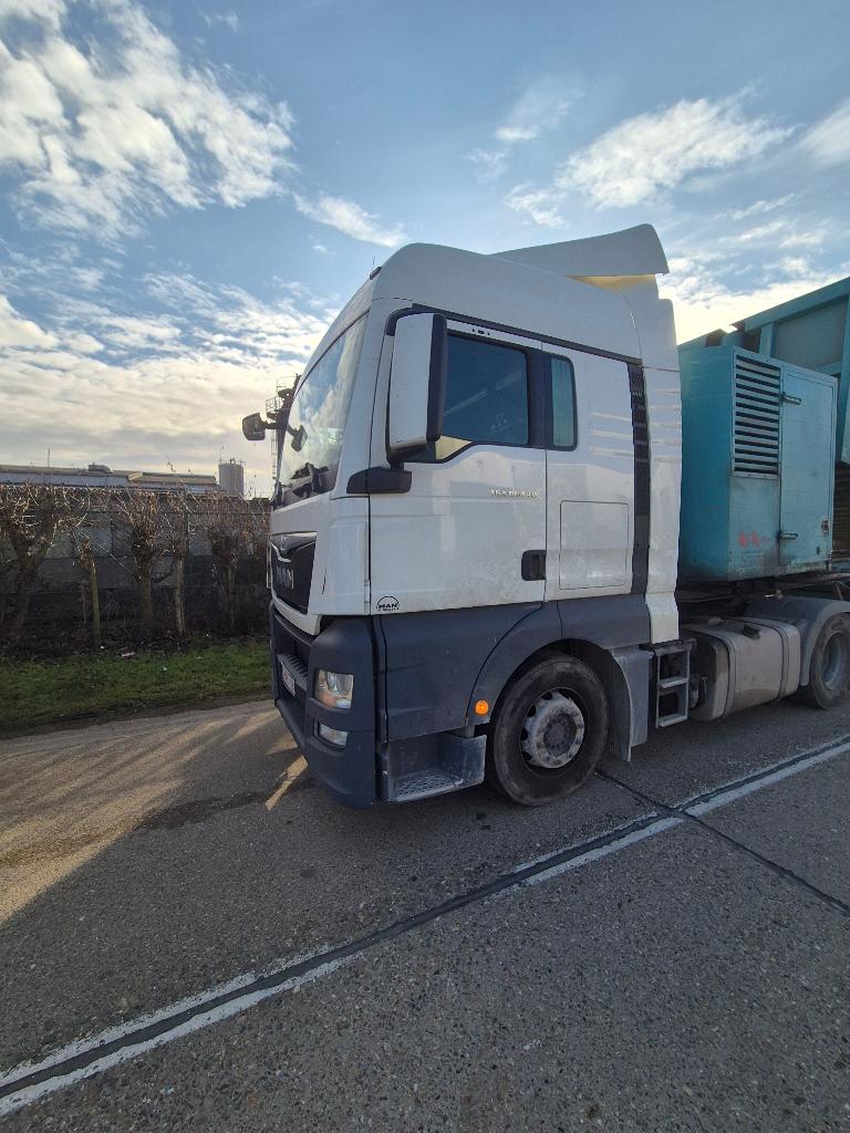 Trekker MAN TGX 18.440, Auto's, Vrachtwagens, Automaat, Euro 5, Stof, Zwart