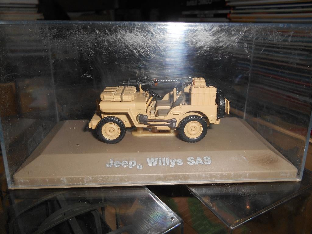 Jeep Willis SAS ( Atlas) 1/43, Hobby & Loisirs créatifs, Enlèvement ou Envoi