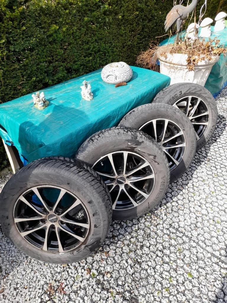 jantes aluminium  6.5 x 15   5 x 114, Autos : Pièces & Accessoires, Enlèvement, Utilisé, Pneu(s)