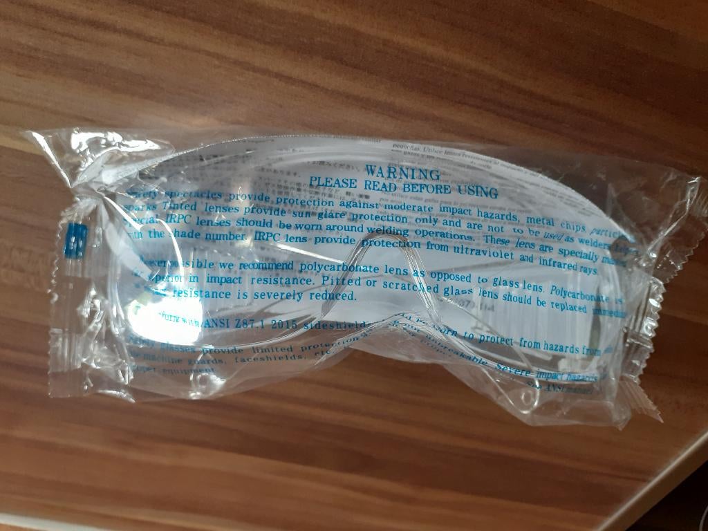 Veiligheidsbril bril Nieuw in verpakking, Ophalen of Verzenden, Nieuw