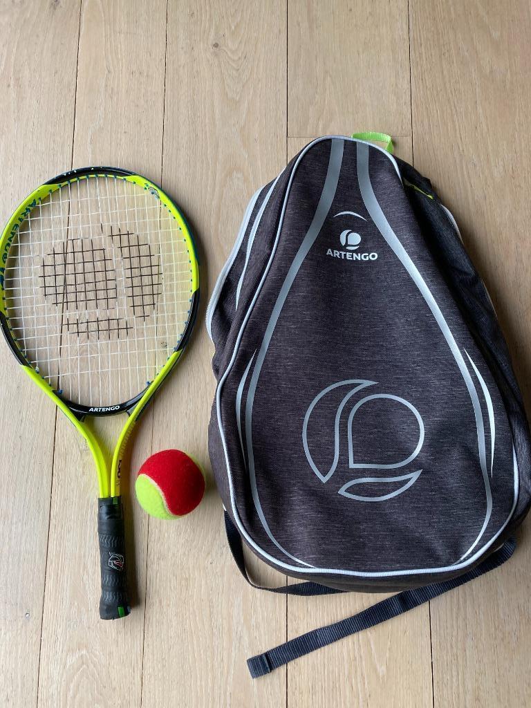 Raquette tennis enfant + sac à dos, Enlèvement, Comme neuf, Raquette, Autres marques