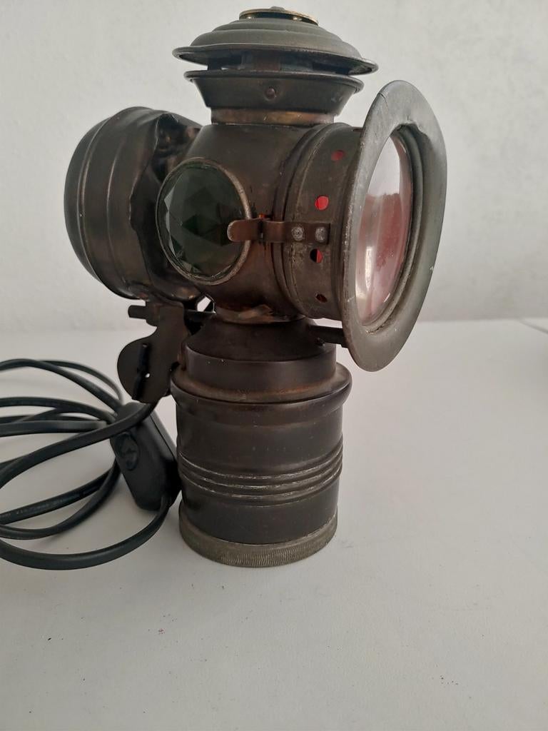 Jolie lampe vintage fonctionnelle, Antiquités & Art, Envoi