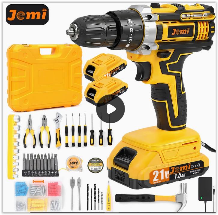 21V Draagbare Elektrische Schroevendraaier Tool 3-in-1, Doe-het-zelf en Bouw, Gereedschap | Handgereedschap, Nieuw, Ophalen of Verzenden