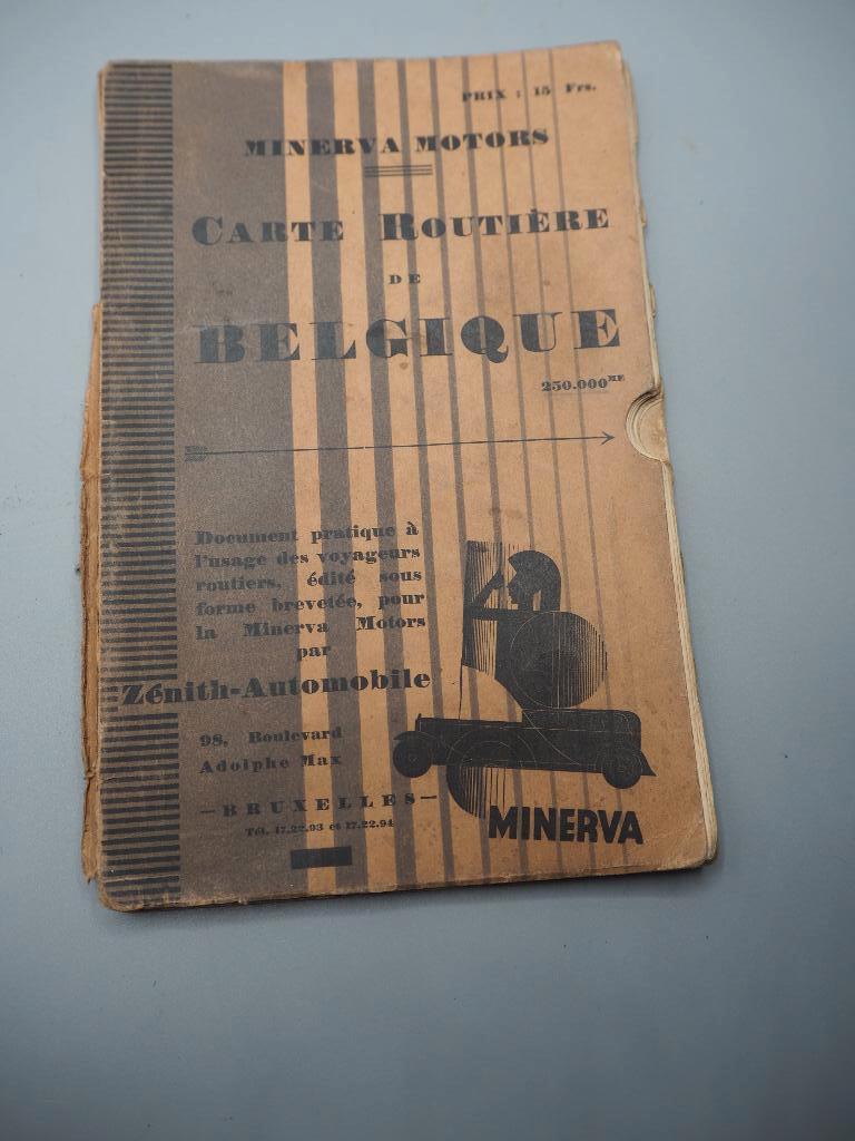 MINERVA wegengids voor auto's - jaren 30, Ophalen of Verzenden, Zenith Automobile - Bruxelles