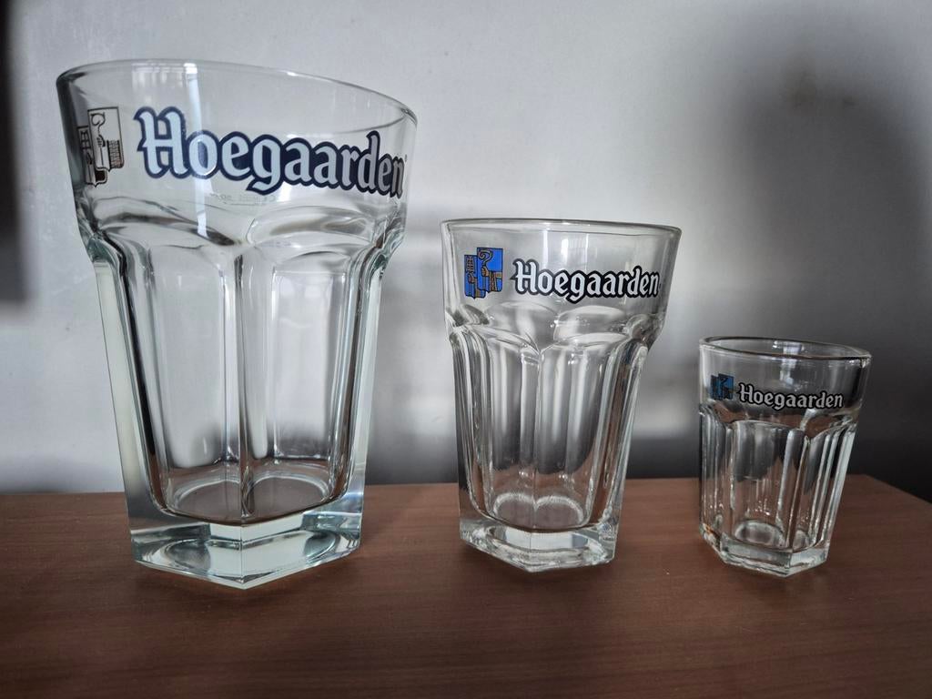 Verre de dégustation Hoegaarden 50cl + 33cl + 12cl, Collections, Verres & Petits Verres, Comme neuf, Enlèvement ou Envoi