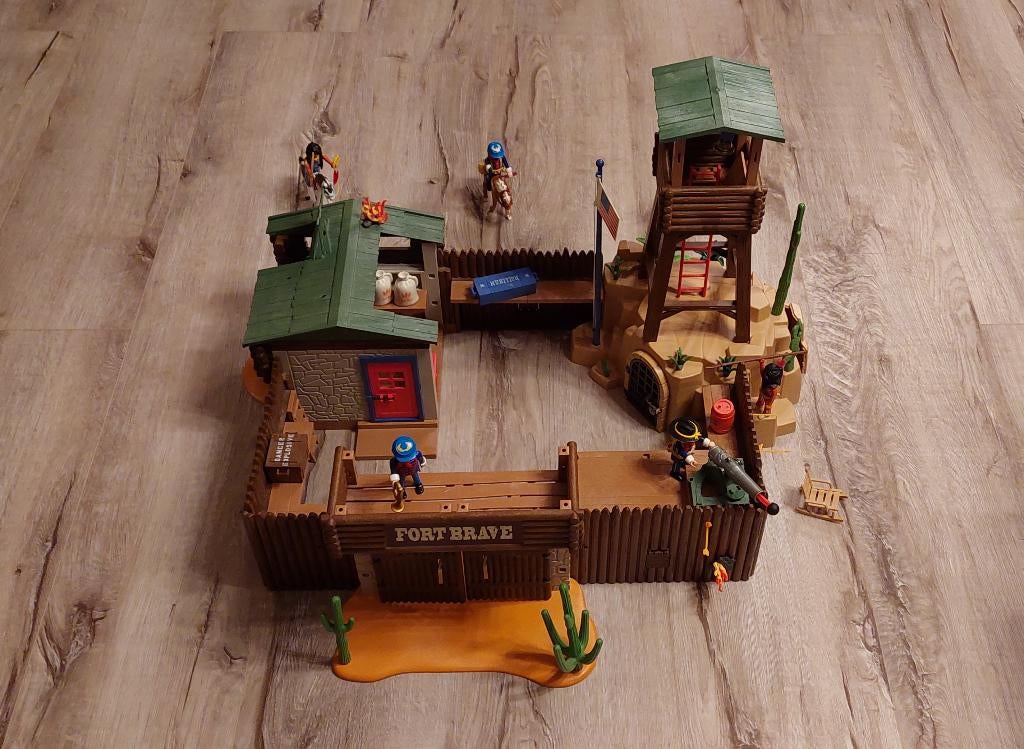 PLAYMOBIL WESTERN FORT REF. 5245, Enlèvement, Utilisé, Ensemble complet