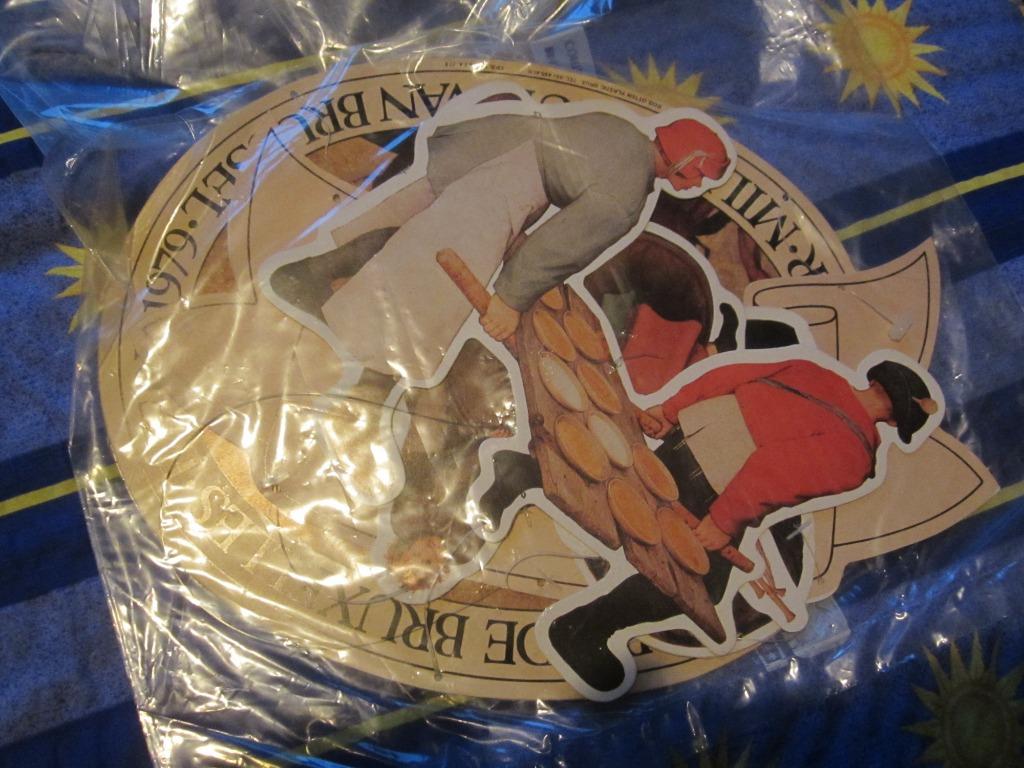 Hanger en sticker Ketje 979-1979, Verzamelen, Biermerken, Ophalen, Zo goed als nieuw, Overige typen, Overige merken