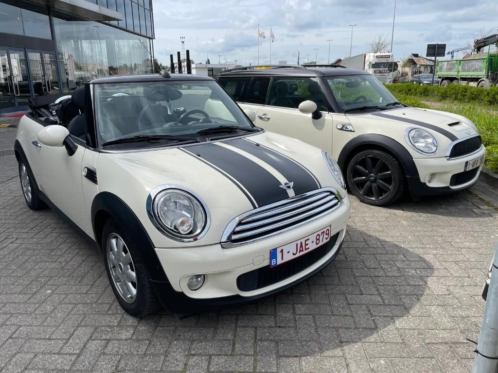 Mini Cooper Cabrio, Auto's, Mini, 4 zetels, Zwart, 4 cilinders, Cabriolet