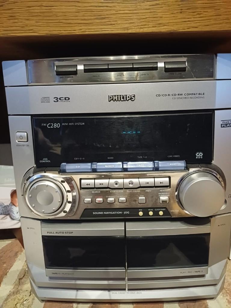 stereoketen Philips FW C280, Enlèvement, Utilisé, Haut-parleurs, Philips