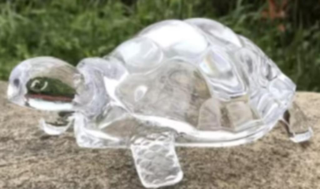 Prachtig kristallen schildpad beeldje (8,3cm), Enlèvement ou Envoi, Neuf