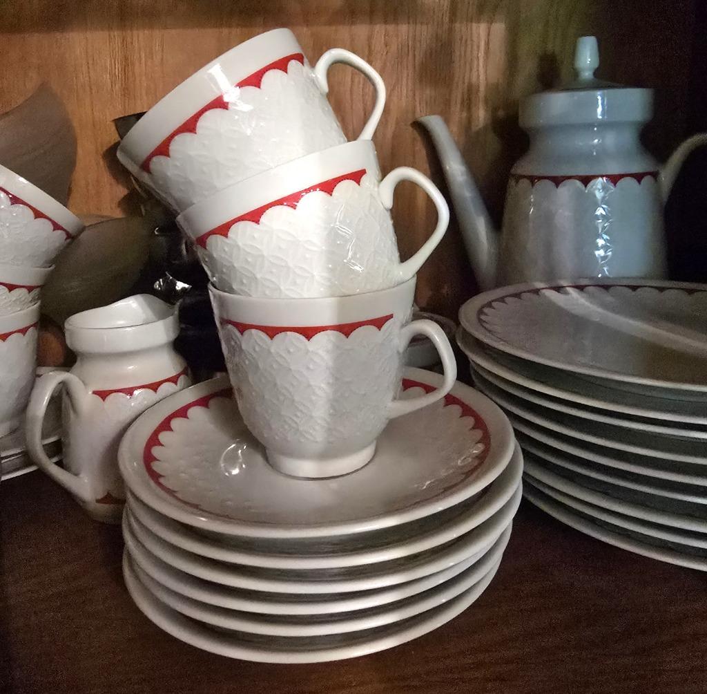 Koffieservies Bavaria, Ophalen