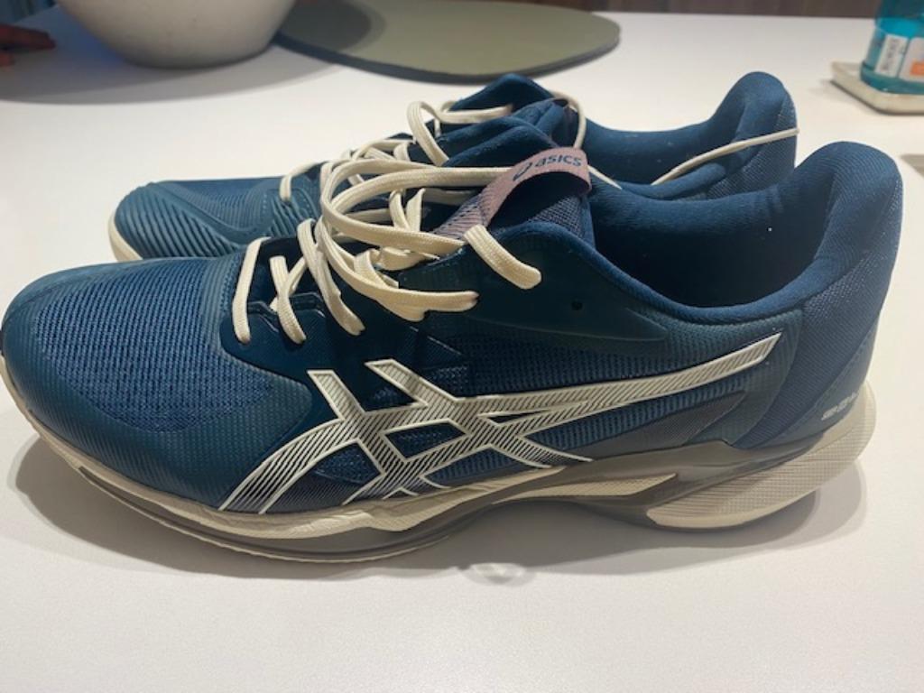 chaussures de padel taille 48, Vêtements | Hommes, Chaussures, Comme neuf, Enlèvement, Chaussures de sport, Bleu