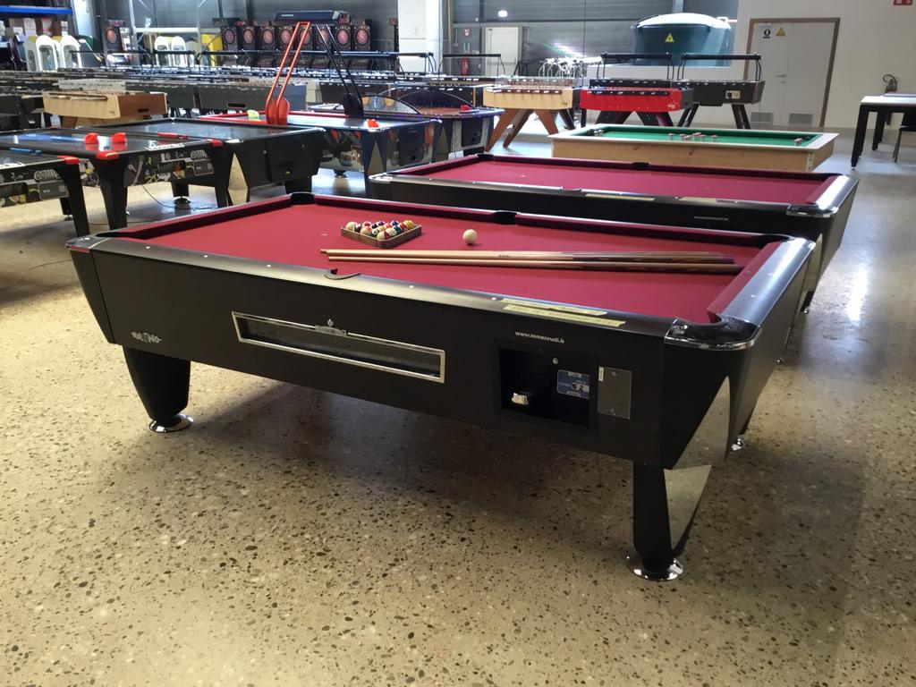 pool 8 ft sam pooltafel pro met muntsysteem, Ophalen of Verzenden, Zo goed als nieuw, Pooltafel