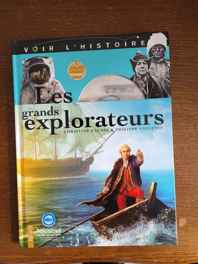 les grands explorateurs livre et dvd, Livres, Enlèvement, Comme neuf, C. CAUSSE et P. VALETT, Autres sciences