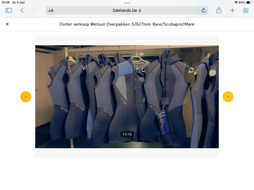 Outlet verkoop Duikpakken - Mares, Scubapro, Aqua L, Cressi, Watersport en Boten, Duiken, Nieuw, Duikpak, Ophalen of Verzenden