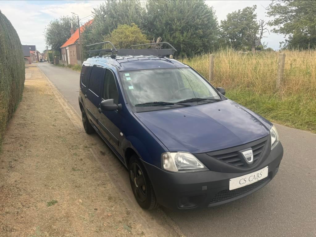 Dacia Logan * Lichte Vracht * Airco * elek ruiten * 115dkm, Auto's, Bestelwagens en Lichte vracht, 75 kW, Stof, 4 cilinders, Blauw