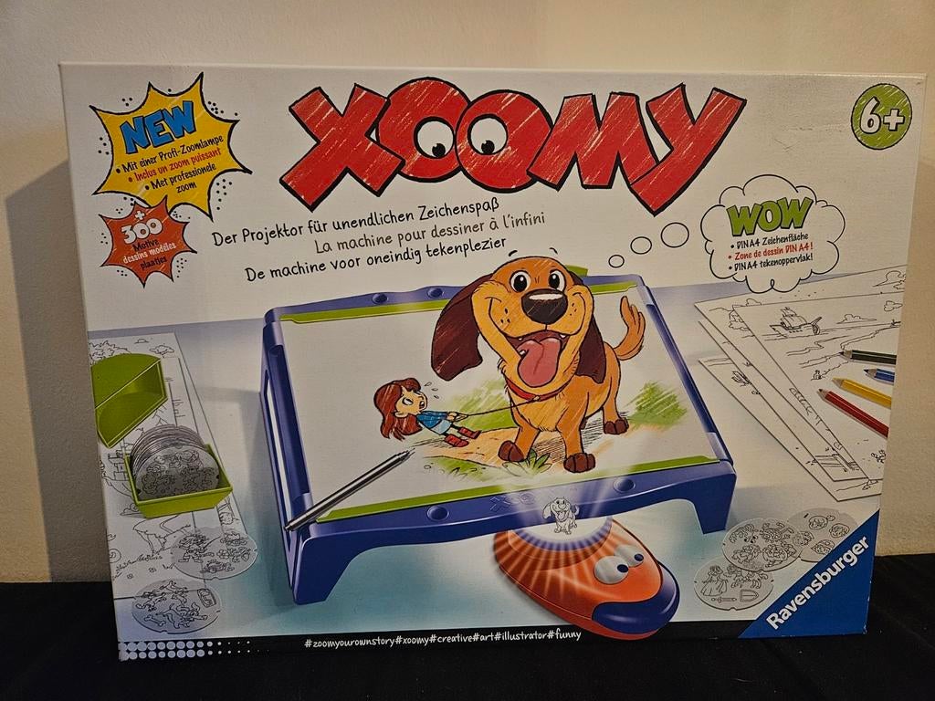 Xoomy - tekenprojector met 72 films - Ravensburger, Kinderen en Baby's, Speelgoed | Educatief en Creatief, Zo goed als nieuw, Ophalen