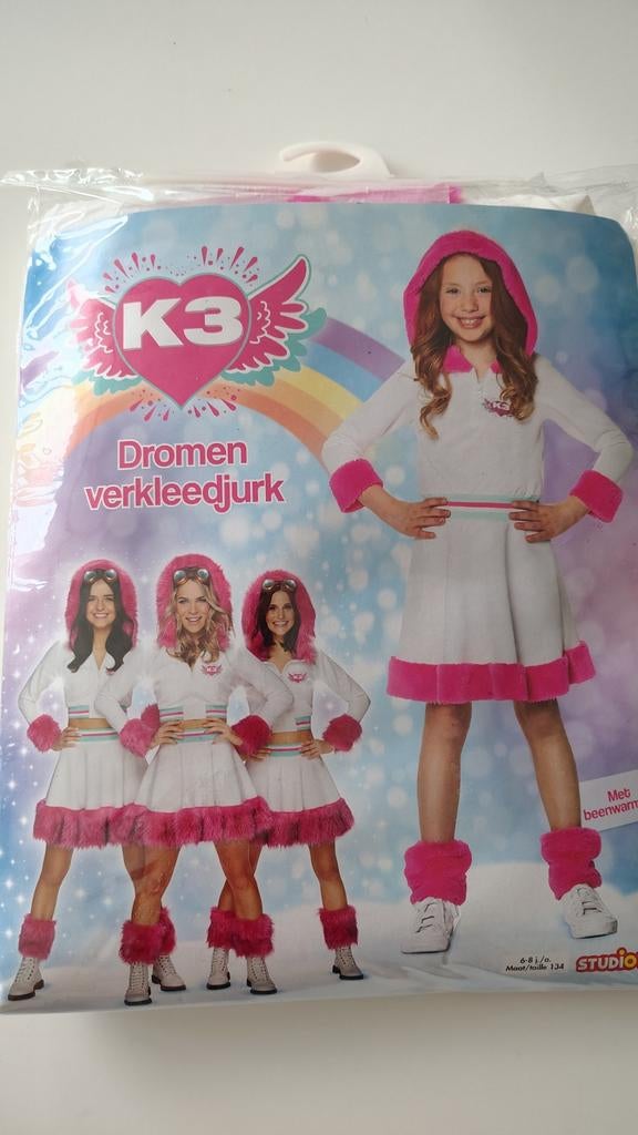 Nieuwe K3 dromen jurk maat 134, Ophalen of Verzenden